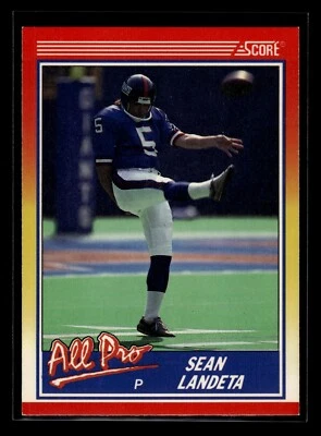 1990 Score #578 Sean Landeta AP (EX)(FTB) - Image 1 of 2