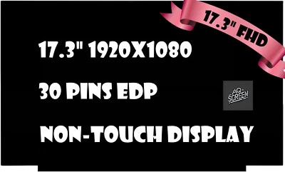 GENERICS N173HCE-E3C Led Lcd Screen Display 17.3" FHD 30 Pin (Non-Touch) OEM New