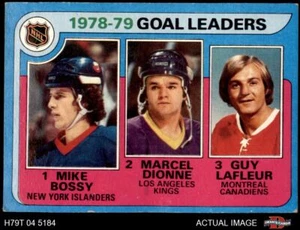 1979 Topps #1 Mike Bossy Goal Leaders 2 - GOOD - Picture 1 of 5