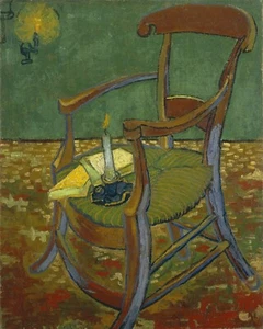 VINCENT VAN GOGH Poster or Canvas Print "Gauguin's Chair" - Picture 1 of 1