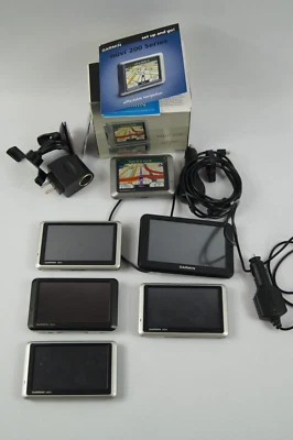 LOT (6) GARMIN Nuvi GPS Navigation Bundle 1 Orig Box 2 Chargers WORKING D321 - Image 1 of 4