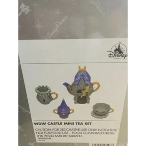 Disney Parks WDW Cinderella Castle Mini Tea Set - Picture 1 of 3