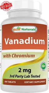 Vanadium with Chromium 180 Tablets - Picture 1 of 12