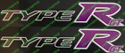 Honda Civic Type R GT FN2 FK2  Vtec Purple x2 Side Panel skirt Stickers k20