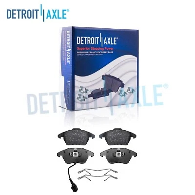 Front Ceramic Brake Pads for Audi A3 Quattro Volkswagon CC Eos Golf GTI Jetta - Image 1 of 4