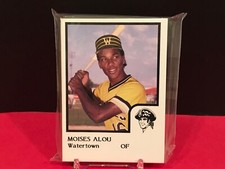 1986 PRO CARDS WATERTOWN PIRATES MINOR LEAGUE TEAM SET w/ MOISES ALOU (RC)
