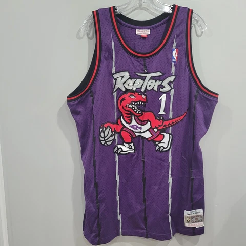 Mitchell & Ness Toronto Raptors Tracy Mcgrady 1 Rookie Swingman Jersey Mens XL Cover