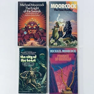 Vintage Science Fiction Fantasy Paperback Time Michael Moorcock - Picture 1 of 24