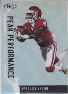 MARQUISE BROWN 2019 SAGE Premier Draft PEAK PERFORMANCE INSERT Oklahoma - Picture 1 of 1