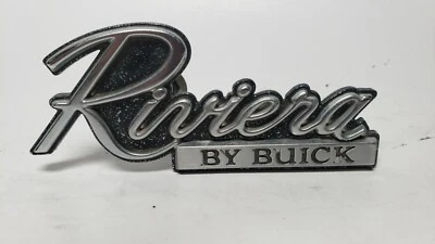 1986 1987 1988 1989 1990 1991 1992 93 Buick Riviera Front Grill Emblem 25519707 - Image 1 of 4