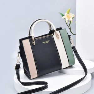 Trendy Simple Ladies Handbag Colorful Single Shoulder Bag Portable Large Bag - Picture 1 of 12