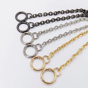 Replacement Ring Purse Chain Crossbody Strap Chain for Handbag Clutch Bags - Picture 1 of 8