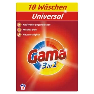 Gama Waschpulver Universal 3in1 für 18 WL Waschmittel 1,08kg (1er Pack) - Bild 1 von 6