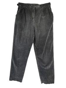 Pantalones Harve Benard Mujer Talla 16 Gris Pana 2 Bolsillos Cremallera y Cierre de Botones - Imagen 1 de 19