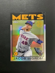 Jacob deGrom 2021 Topps Chrome Refractor #86BC-23 - Picture 1 of 2