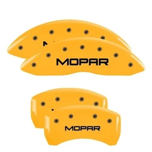 MGP Brake Caliper Covers Front & Rear Set Fits11-22 Dodge Challenger 12162SMOPYL - Picture 1 of 5