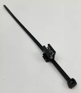 Edge Clip Cable Ties 8" Black UV 50Lb HellermannTyton T50ROSEC4B 156-00861 500pc - Imagen 1 de 8