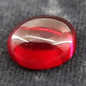 9+ Ct Certified Red Natural Ruby Cabochon Shape loose gemstones - Picture 1 of 7
