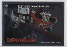 1995-96 Upper Deck Collector's Choice Platinum Player's Club Martin Brodeur HOF