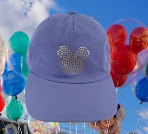 Disney Mickey Mouse Cap Mütze Größe L Strass blau Baumwolle verstellbar - Bild 1 von 8