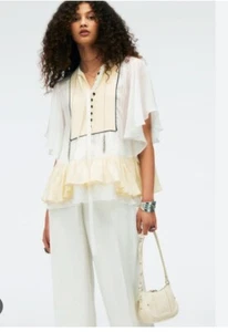LIMITED EDITIONS CONTRAST YOKE SHIRT SIZE M - Picture 1 of 2