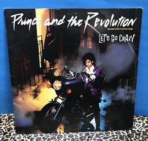 PRINCE & THE REVOLUTION, LET’S GO CRAZY, 12” VINILO SENCILLO, 45 rpm, 1984 ¡con funda! - Imagen 1 de 22