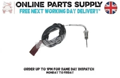 Sensor de temperatura de los gases de escape para Volkswagen Caddy Alltrack 4 Multivan T6 Transporter Foto 1 de 4