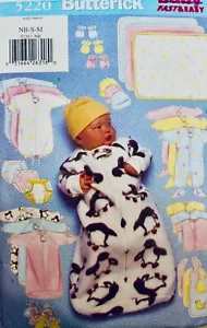 Vtg INFANT NEWBORN Sew Pattern ~ U PICK! Clothes, Romper, Layette Hat UC - Picture 1 of 69