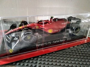 FERARI F1-75-CARLOS SAINZ-2022, ALTAYA 1:24,GRANDES FERRARIS COLLECTION - Picture 1 of 8