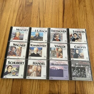 Masters of Classical Music lot Vol 1-12 CDs Mozart Bach Chopin Wagner Schubert - Picture 1 of 5