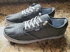 vans grises para mujer