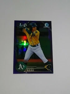 2016 Bowman Chrome ** 1ST PURPLE REFRACTOR ** #BCP22 Iolana Akau RC #D / 250 - Picture 1 of 2