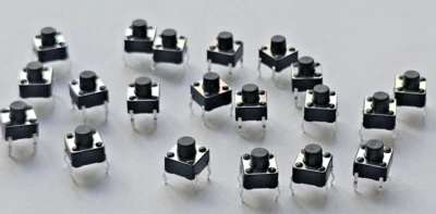 20 Pack 6x6x6mm Mini Miniature Push Button Switch PCB Mounted - Image 1 of 4