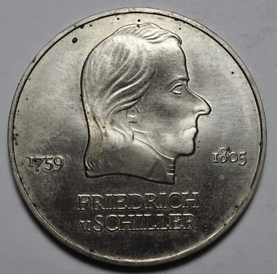 1972 DDR East Germany 20 Mark F.Schiller - Image 1 of 2