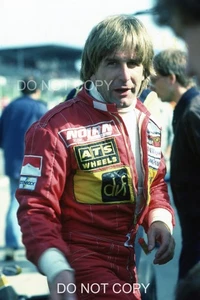 MANFRED WINKELHOCK CLOSE ATS BMW EUROPEAN GRAND PRIX 1983 35MM SLIDE PHOTOGRAPH - Picture 1 of 2