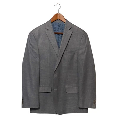 Michael Kors Grayish Blue Blazer Men's 42 Single Breasted 2 Button - Image 1 of 4
