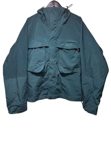 Vintage Simms Fishing Dry Coat Wading Jacket Mens L Teal Fly Fishing Gore-Tex - Picture 1 of 12
