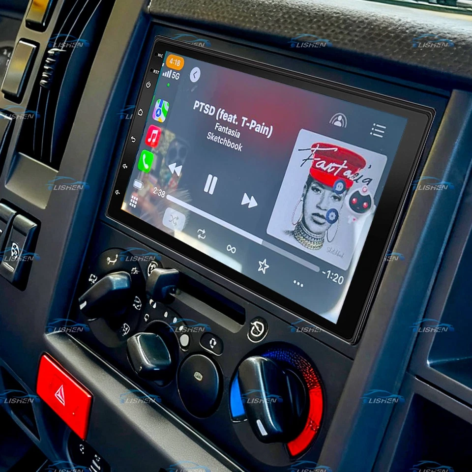 Carplay Radio Inalámbrico para Auto Para Camión Isuzu Serie N (NNR/NPR/NPS/NQR) Foto 1 de 4