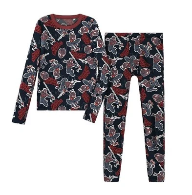 ClimateRight Boy's Spiderman Miles Poly 2pc Top & Pants Thermal Underwear Set - Image 1 of 4