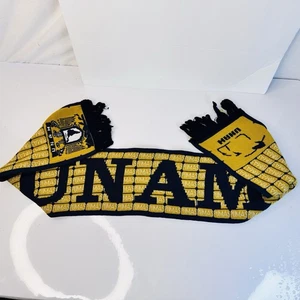 Pumas UNAM Scarf Bufanda Football Soccer El Pumita Original Yellow Blue - Picture 1 of 6