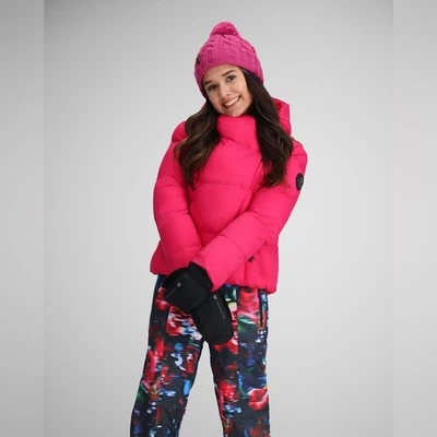 Chaqueta de esquí Obermeyer Youth Isla Puffer. Talla pequeña/8. ¡NUEVO CON ETIQUETAS! Foto 1 de 4