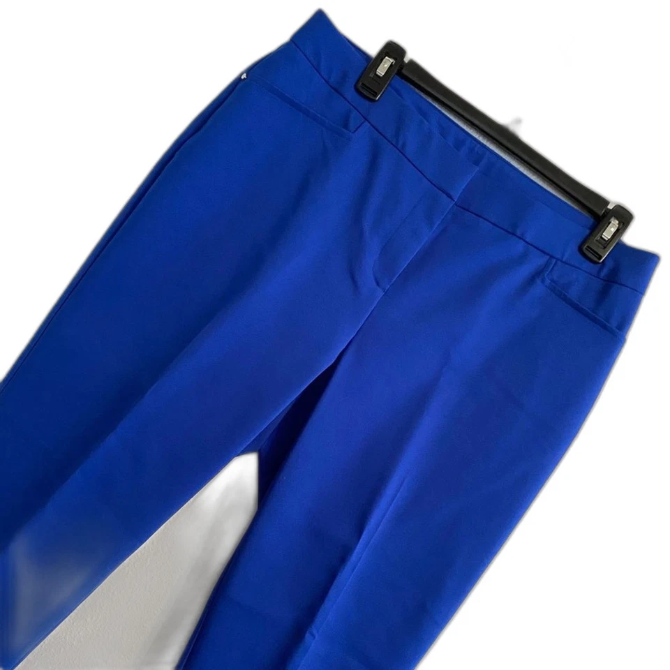 Pantalones Rafaella Curvy 10 Azul Real, Coloridos Informales de Negocios, Oficina b37 Foto 1 de 4