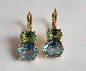 Joan Rivers Swarovski Kristall Ohrringe Piercing  - Bild 1 von 4