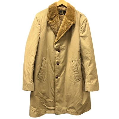 Vintage Zero King Coat Mens 42 L Faux Fur Lined Walkers Tan Brown Made in USA - Image 1 of 4