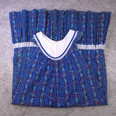 Maxi Vestido Hawaiano De Colección Talla 11-12 Nalii Honolulu Años 70 Años 60 Sin Mangas Floral Foto 1 de 4