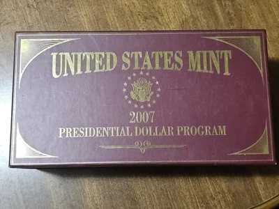 2007 ANACS US Mint Presidential Dollar Program P D S Set 1st Day Box Full Set - Image 1 of 4