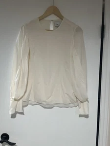Blusa Top 3.1 PHILLIP LIM Manga Larga 100% Seda Diseño Minimalista Mujer Talla 0 - Imagen 1 de 5