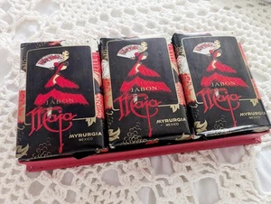 Sapone da bar Jabon Maja Myrurgia vintage set regalo da 3 a 2. 7/8 oz - Foto 1 di 1