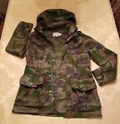 J Crew Camo Camouflage Army Jacket Fatigue Style 06180 Women’s Medium EUC