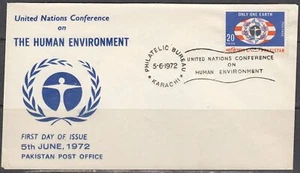 Pakistan Scott 321 FDC -  UN Conference, Environment - Picture 1 of 1
